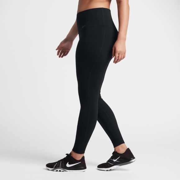 nike cotton leggings black